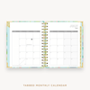 Day Designer's 2023-24 Daily Mini Planner Monet with monthly calendar planning page.