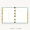 Day Designer's 2023 Weekly Planner Black Stripe with to-do list planning page.