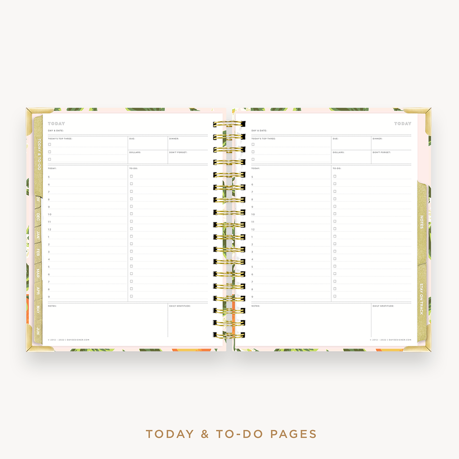 Day Designer's 2023-24 Weekly Planner Orange Blossom with to-do list planning page.