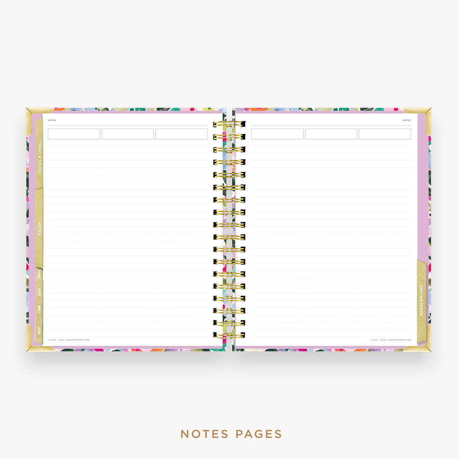 Day Designer's 2023 Weekly Planner Blurred Spring with note taking page.