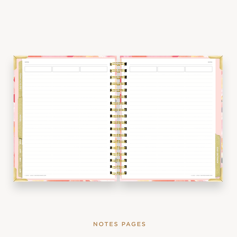 Day Designer's 2023 Weekly Planner Sunset with note taking page.