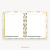 Day Designer's 2023-24 Weekly Planner Orange Blossom with expense tracking page.