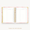 Day Designer's 2023 Weekly Planner Sunset with thank-you note recording page.