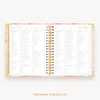 Day Designer's 2023 Weekly Planner Sunset with packing checklist page.
