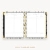 Day Designer's 2023 Daily Planner Painted Leopard with daily planning page.