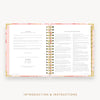 Day Designer's 2023 Daily Planner Sunset with Company Story page and "how-to" planner guide.