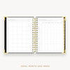 Day Designer's 2023 Daily Planner Classic Dot with ideal month and week worksheet.