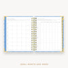 Day Designer's 2023 Daily Planner Casa Bella with ideal month and week worksheet.