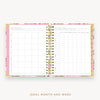 Day Designer's 2023 Daily Planner London Rose with ideal month and week worksheet.
