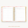 Day Designer's 2023 Daily Planner Sunset with ideal month and week worksheet.