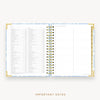 Day Designer's 2023 Daily Planner Annabel with dates for 2023-2024 Holiday's and birthday tracker.
