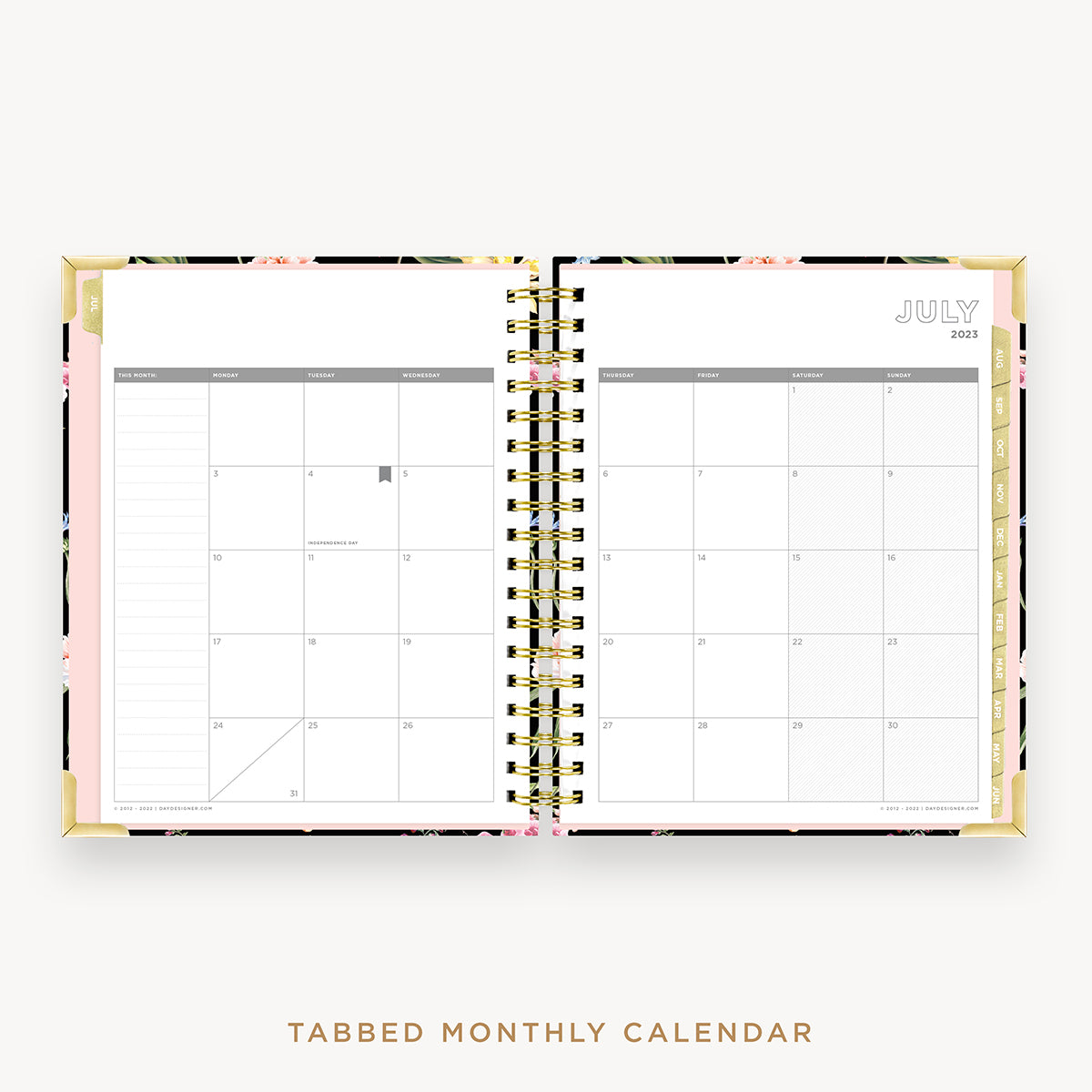 2024 Weekly Planner: Charcoal Bookcloth