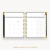 Day Designer's 2023 Daily Planner Classic Dot with monthly calendar planning page.
