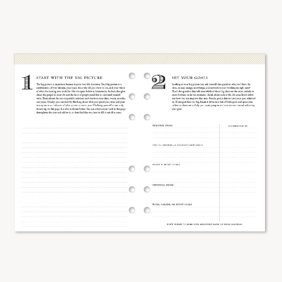 A5 Planner Inserts: 2023-24 Weekly/Monthly A5 (Academic Year)